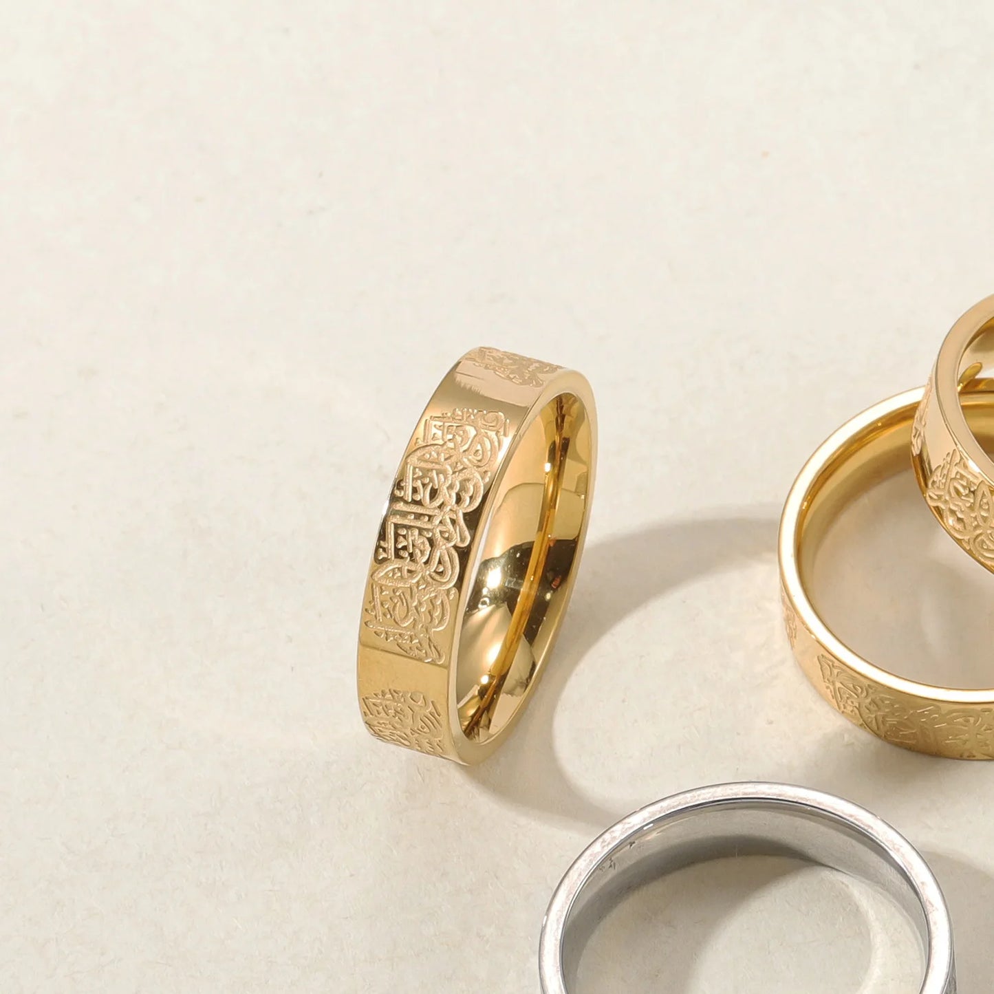 Arabic Calligraphy Ring - Gold/ Silver