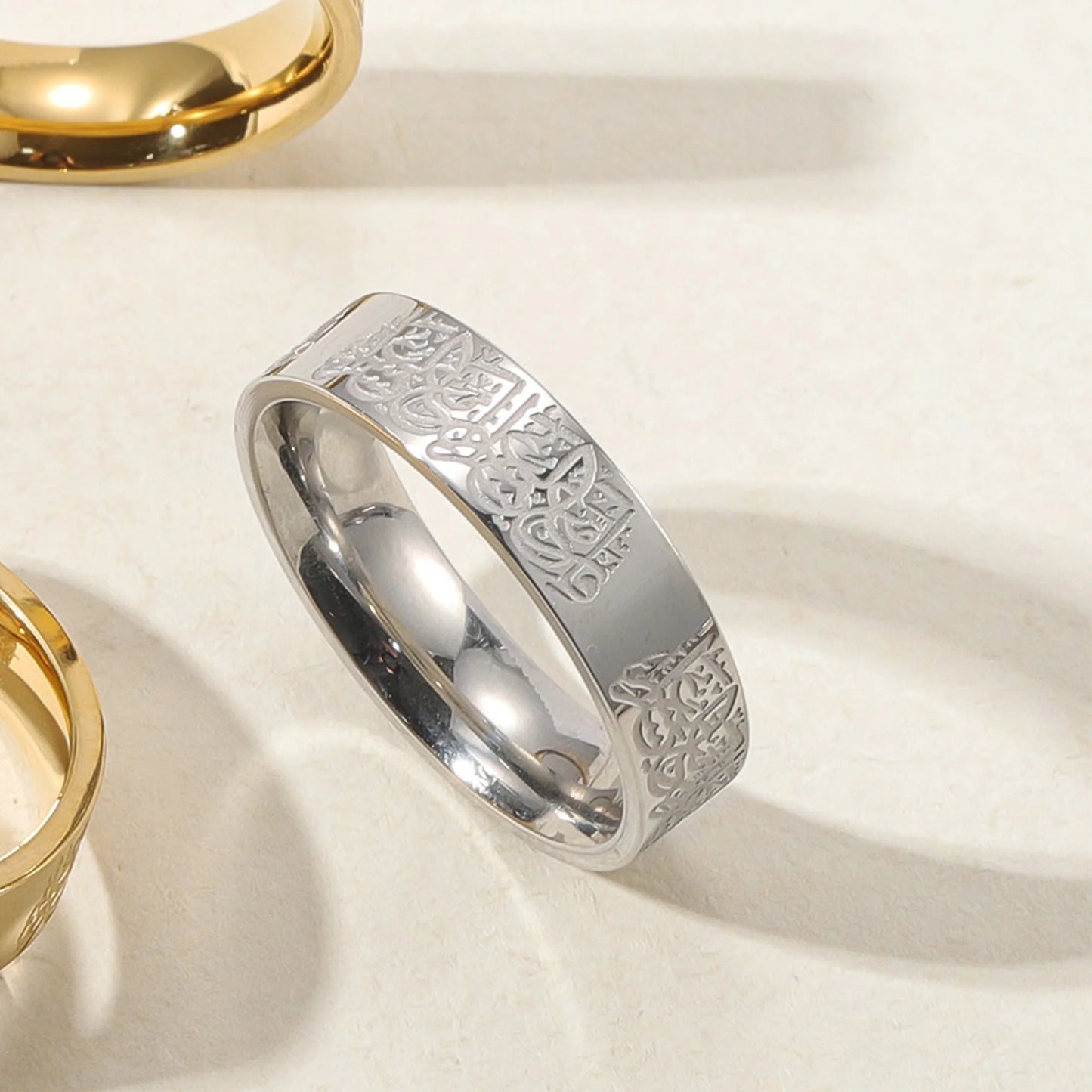 Arabic Calligraphy Ring - Gold/ Silver